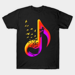 Music Bagpipes Player T-Shirt
